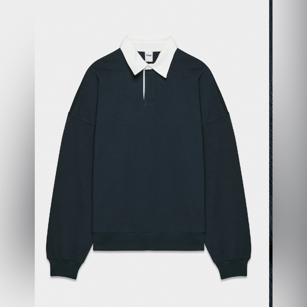 Aritzia TNA - Blue Mighty Cotton ™ Lomu
Polo Longsleeve